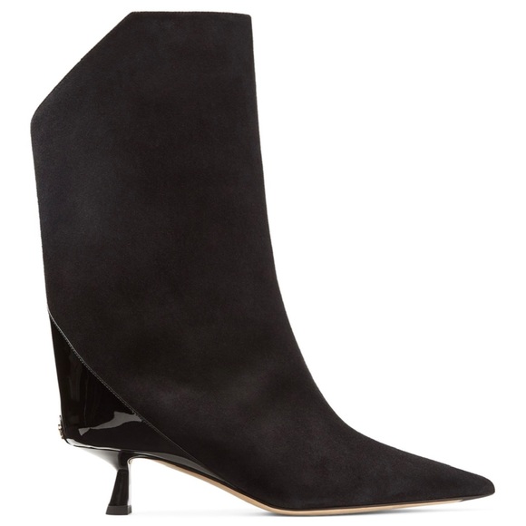 NIB Jimmy Choo Leather & Suede Vari 45 Ankle Boots - Picture 5 of 6